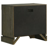 Gran Park 2-drawer Nightstand Bedside Table Dark Cocoa | Brown | Dark Cocoa | 224932