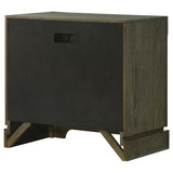 Gran Park 2-drawer Nightstand Bedside Table Dark Cocoa | Brown | Dark Cocoa | 224932