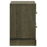 Gran Park 2-drawer Nightstand Bedside Table Dark Cocoa | Brown | Dark Cocoa | 224932