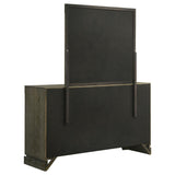 Gran Park 6-drawer Dresser and Mirror Dark Cocoa | Brown | Dark Cocoa | 224933M