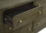Gran Park 6-drawer Dresser and Mirror Dark Cocoa | Brown | Dark Cocoa | 224933M