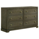 Gran Park 6-drawer Dresser Cabinet Dark Cocoa | Brown | Dark Cocoa | 224933