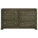 Gran Park 6-drawer Dresser Cabinet Dark Cocoa | Brown | Dark Cocoa | 224933