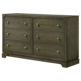 Gran Park 6-drawer Dresser Cabinet Dark Cocoa | Brown | Dark Cocoa | 224933