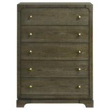 Gran Park 5-drawer Bedroom Chest of Drawers Dark Cocoa | Brown | Dark Cocoa | 224935
