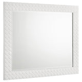 Ives 4-piece Eastern King Bedroom Set White High Gloss | White | White High Gloss | 224941KE-S4