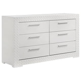Ives 4-piece Queen Bedroom Set White High Gloss | Queen | White | White High Gloss | 224941Q-S4