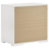 Ives 2-drawer Nightstand Bedside Table White High Gloss | White | White High Gloss | 224942