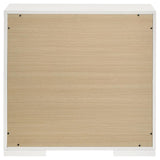 Ives 2-drawer Nightstand Bedside Table White High Gloss | White | White High Gloss | 224942