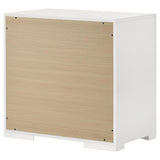 Ives 2-drawer Nightstand Bedside Table White High Gloss | White | White High Gloss | 224942