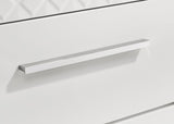 Ives 2-drawer Nightstand Bedside Table White High Gloss | White | White High Gloss | 224942