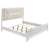 Marmore 4-piece Eastern King Bedroom Set White | White | 224961KE-S4
