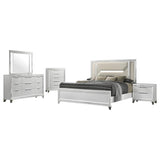 Marmore 4-piece Queen Bedroom Set White