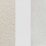 Marmore 64-inch Queen Panel Bed LED Headboard White | Queen | White | 224961Q