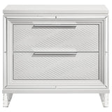 Marmore 2-drawer Nightstand Bedside Table White | White | 224962