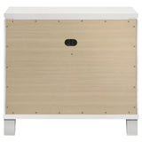 Marmore 2-drawer Nightstand Bedside Table White | White | 224962