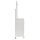 Marmore 9-drawer Dresser and LED Mirror White