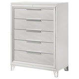 Marmore 5-drawer Bedroom Chest of Drawers White | White | 224965
