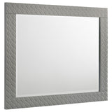 Ives 5-piece Eastern King Bedroom Set Grey High Gloss | Grey | Grey High Gloss | 224971KE-S5