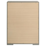 Ives 5-drawer Bedroom Chest of Drawers Grey High Gloss | Grey | Grey High Gloss | 224975