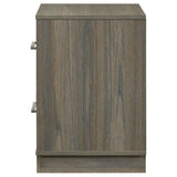 Fenwick 2-drawer Nightstand Bedside Table Grey Oak | Grey | Grey Oak / Almond | 224982