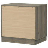 Fenwick 2-drawer Nightstand Bedside Table Grey Oak | Grey | Grey Oak / Almond | 224982