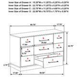 Fenwick 9-drawer Dresser Grey Oak