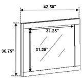 Fenwick Dresser Mirror Grey Oak | Grey | Grey Oak | 224984