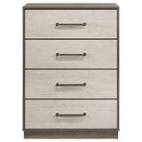Fenwick 4-drawer Chest of Drawers Grey Oak | Grey | Grey Oak/Almond | 224985