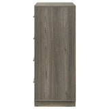Fenwick 4-drawer Chest of Drawers Grey Oak | Grey | Grey Oak/Almond | 224985