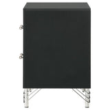 Lucia 2-drawer Nightstand Bedside Table Black | Black | 224992
