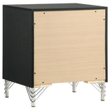 Lucia 2-drawer Nightstand Bedside Table Black | Black | 224992