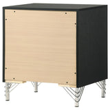 Lucia 2-drawer Nightstand Bedside Table Black | Black | 224992