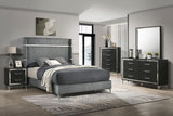 Lucia 2-drawer Nightstand Bedside Table Black | Black | 224992