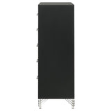 Lucia 5-drawer Bedroom Chest of Drawers Black | King | Black | 224995