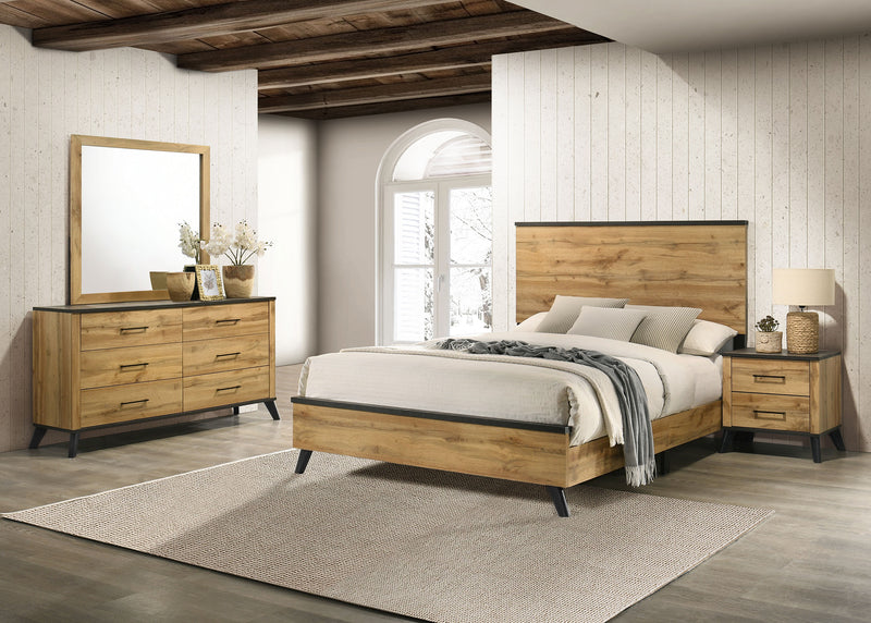 Kaywood 4-piece Twin Bedroom Set Natural Pine