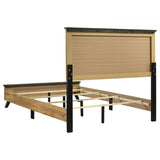 Kaywood 52-inch Full Panel Bed Natural Pine | Brown | Weathered Brown / Natural Pine | 225001F