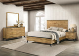 Kaywood 4-piece Twin Bedroom Set Natural Pine | Eastern King / 4-piece | 225001KE-S4