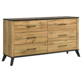 Kaywood 4-piece Twin Bedroom Set Natural Pine | Gallery | 225001T-S4 225001F-S4 225001Q-S4 225001KE-S4 225001T-S5 225001F-S5 225001Q-S5 225001KE-S5
