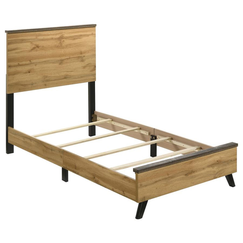 Kaywood 52-inch Panel Bed Natural Pine
