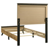 Kaywood 52-inch Twin Panel Bed Natural Pine | Twin | Brown | Weathered Brown / Natural Pine | 225001T