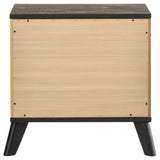 Kaywood 2-drawer Nightstand Bedside Table Natural Pine | King | Brown | Weathered Brown / Natural Pine | 225002