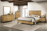 Kaywood 2-drawer Nightstand Bedside Table Natural Pine | King | Brown | Weathered Brown / Natural Pine | 225002