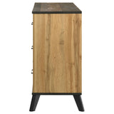 Kaywood 6-drawer Dresser Cabinet Natural Pine | Beige | Weathered Brown / Natural Pine | 225003