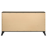 Kaywood 6-drawer Dresser Cabinet Natural Pine | Beige | Weathered Brown / Natural Pine | 225003