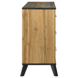 Kaywood 6-drawer Dresser Cabinet Natural Pine | Beige | Weathered Brown / Natural Pine | 225003