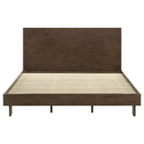 Glenwood 48-inch Eastern King Platform Panel Bed Warm Brown | Brown | Warm Brown | 225011KE