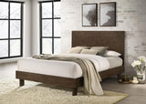 Glenwood 48-inch Queen Platform Panel Bed Warm Brown | Queen | Brown | Warm Brown | 225011Q