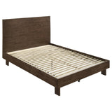 Glenwood 48-inch Queen Platform Panel Bed Warm Brown | Queen | Brown | Warm Brown | 225011Q