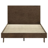 Glenwood 48-inch Queen Platform Panel Bed Warm Brown | 225011Q